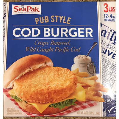 Pubstyle Cod Burger