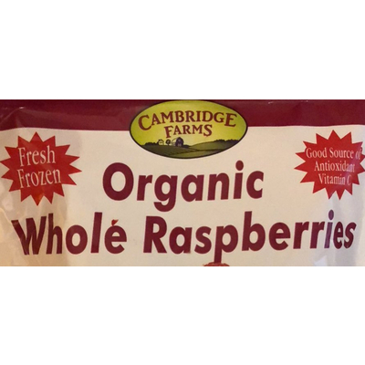 Raspberries, Organic Whole