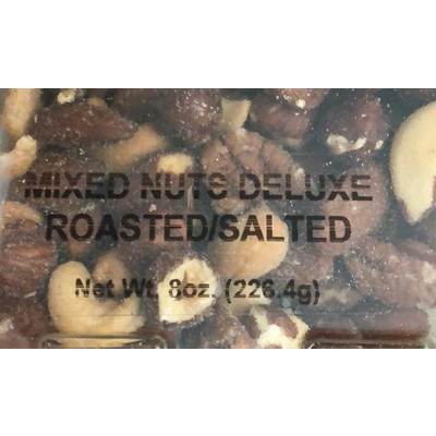Mixed Nuts Deluxe, Roasted Salted