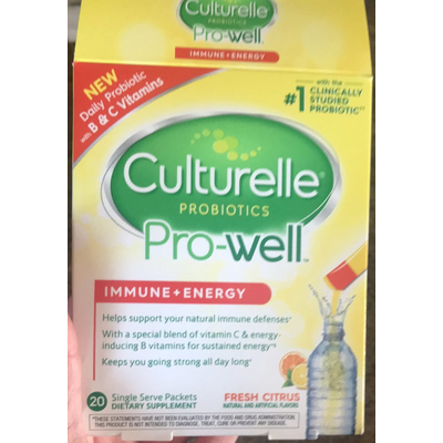 Pro-Well Immune + Energy Fresh Citrus Flavor Dietary Supplement