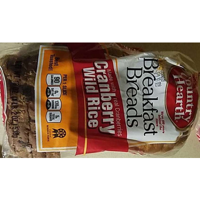 Breakfast Bread, Cranberry Wild Rice