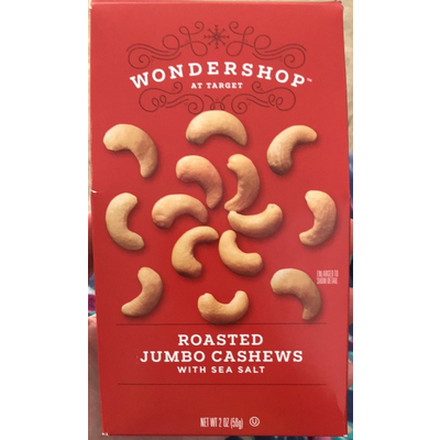Jumbo Cashews, Roasted, with Sea Salt