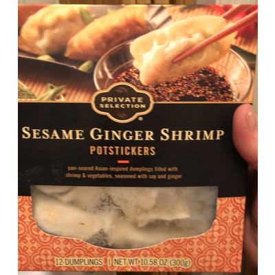 Potsticker, Sesame Ginger Shrimp