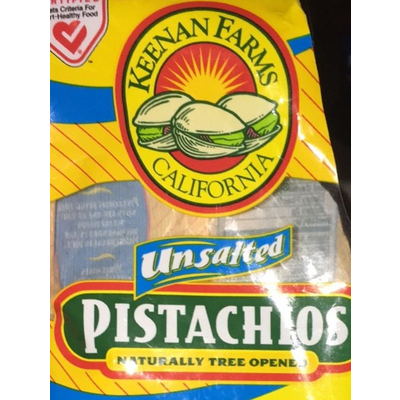 Pistachios, Unsalted