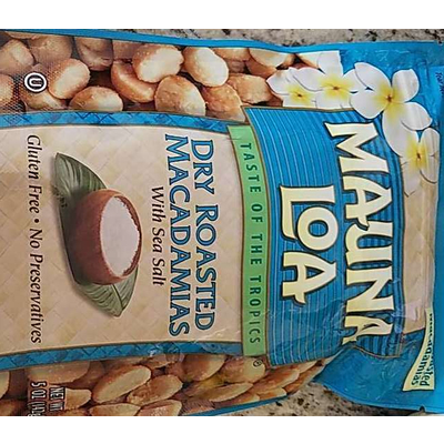 Macadamias, Dry Roasted with Sea Salt