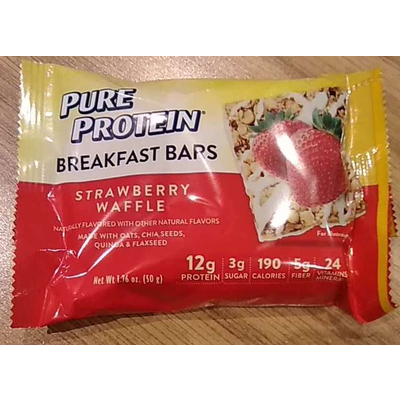 Breakfast Bars, Strawberry Waffle