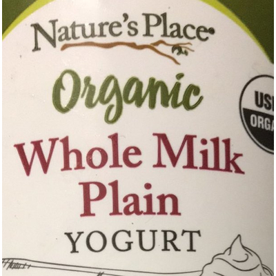 Organic Whole Milk Yogurt, Plain