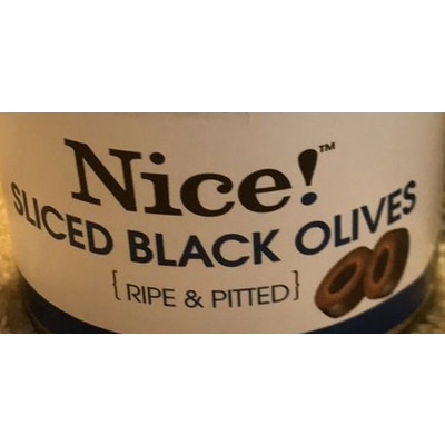 Sliced Black Olives, Ripe & Pitted
