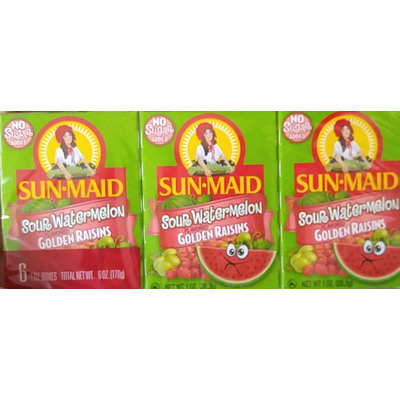 Golden Raisins, Sour Watermelon