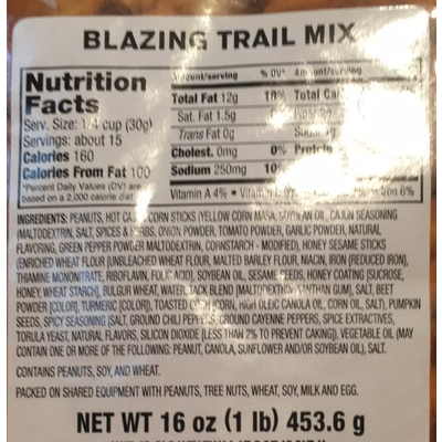 Blazing Trail Mix