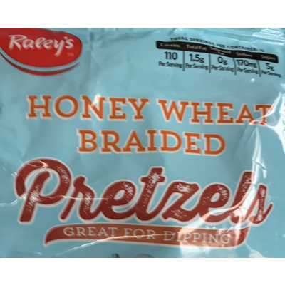 Honey Wheat Braided Pretzels
