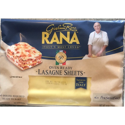 Rana, Oven Ready Lasagne Sheets