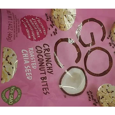 Crunchy Coconut Bites, Roasted Chia Seeds