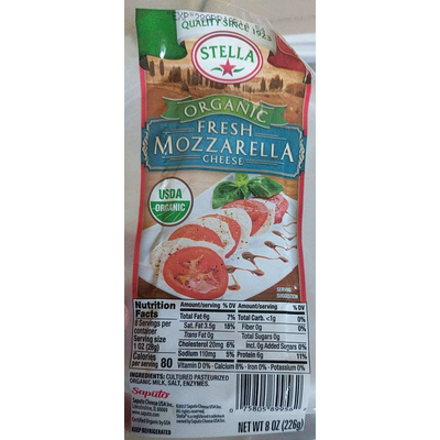 Fresh Mozzarella Cheese, Organic