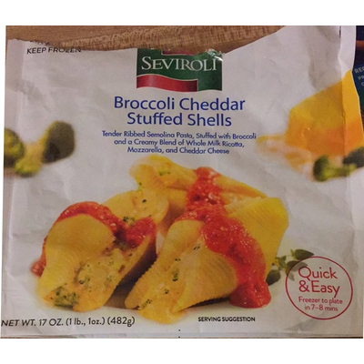 Broccoli Cheddar Stuffed Shells