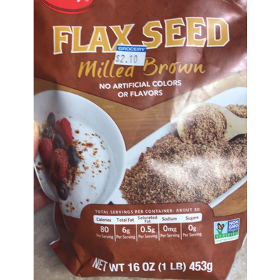 Flax Seed, Milled Brown