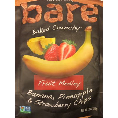 Banana, Pineapple & Strawberry Chips