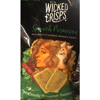 Spinach Parmesan Crisps