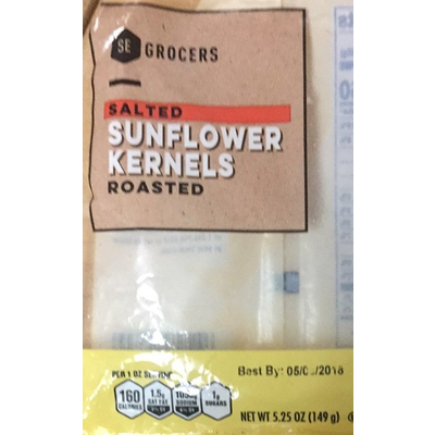 Salted Sunflowers Kernels, Roasted