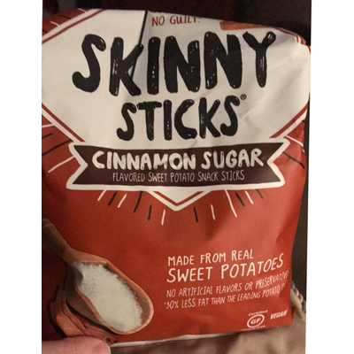 Sweet Potato Snack Sticks, Cinnamon Sugar