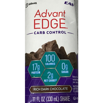 Advant Edge Carb Control, Rich Dark Chocolate Shake