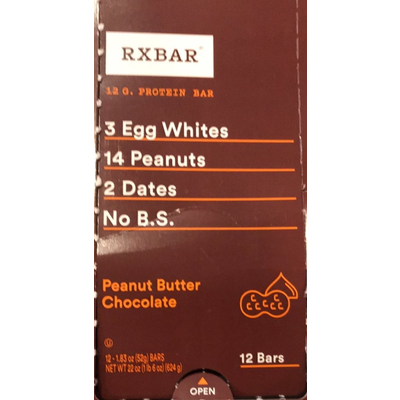 Protein Bar, Peanut Butter Chocolate
