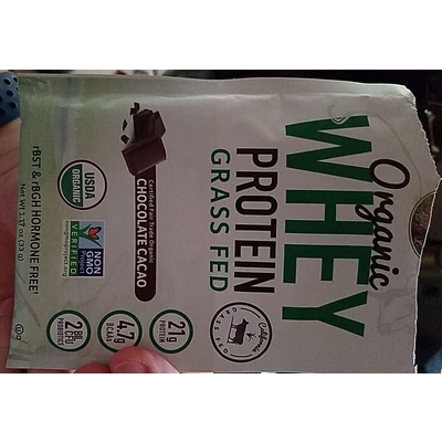 Organic Whey Protein, Chocolate Cacao