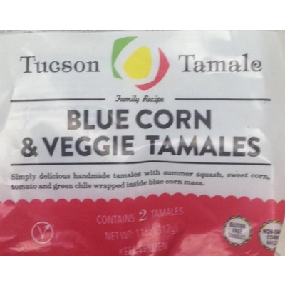 Blue Corn & Veggie Tamales