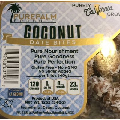 Coconut Date Bites