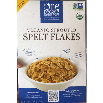 Spelt Flakes, Veganic Sprouted
