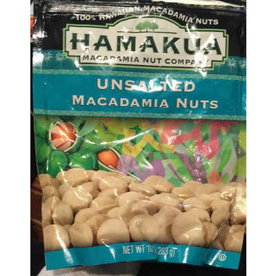 Macadamia Nuts, Unsalted