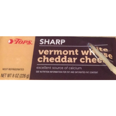Vermont White Cheddar Cheese, Sharp