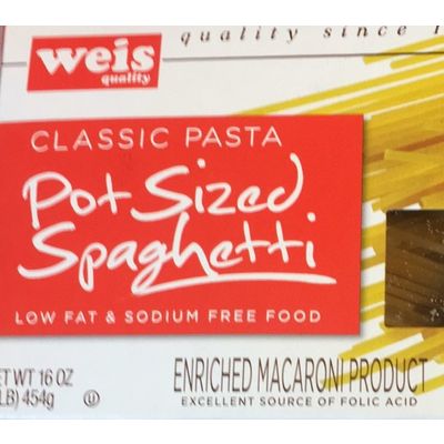 Classic Pasta, Pot Sized Spaaghetti