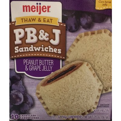 PB&J Sandwich, Peanut Butter & Grape Jelly