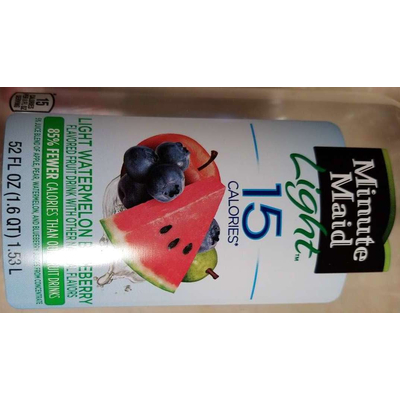 Light Watermelon Blueberry Fruit Drink