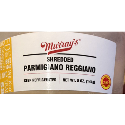 Parmigiano Reggiano, Shredded