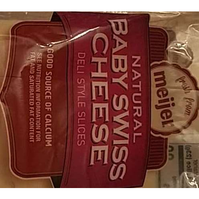 Cheese Slices, Baby Swiss