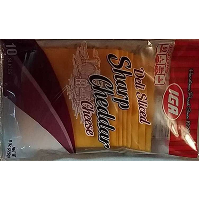 Sharp Cheddar Cheese Slice