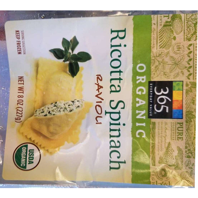 Ricotta Spinach Ravioli