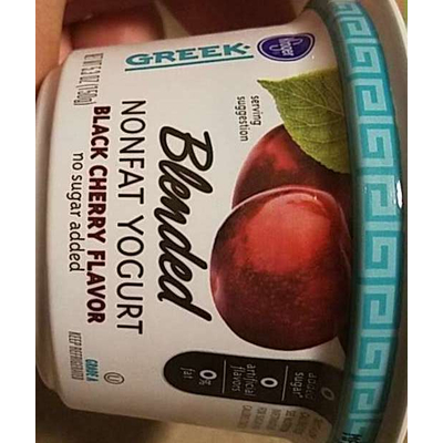 Blended Nonfat Yogurt, Black Cherry