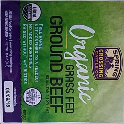 Organic Grass Fed Ground Beef