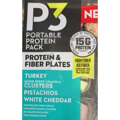 Protein & Fiber Plates, Turkey, Granola Clusters, Pistachios, White Cheddar