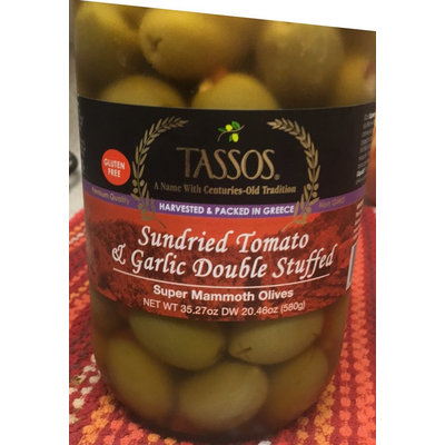 Mammoth Olives, Sundried Tomato & Garlic Double Stuffed