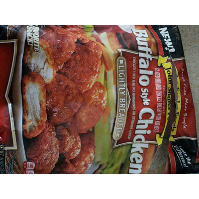 Buffalo Style Chicken, Lightly Breaded