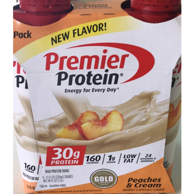 Protein Shake, Peaches & Cream