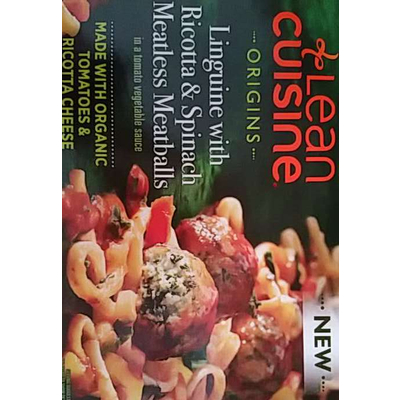 Linguine with Ricotta & Spinach Meatless Meatballs
