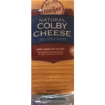 Cheese Slices, Colby
