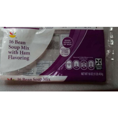 16 Bean Soup Mix with Ham Flavoring