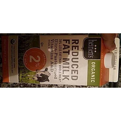Organic Milk, Reduced Fat