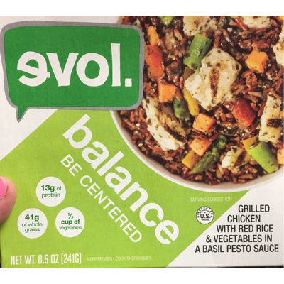 Grilled Chicken with Red Rice & Vegetables